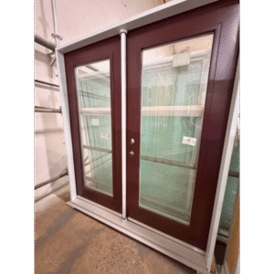 A 1 Light French Door in Brown