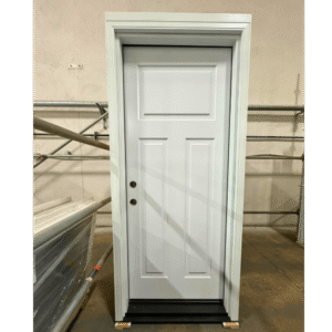 A white 3 panel craftsman door